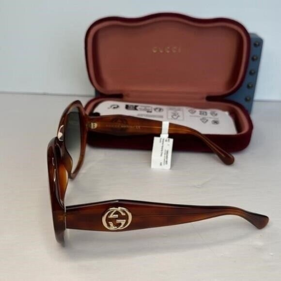New Authentic GUCCI GG0796S-003\ Oversized Octagonal Sunglasses - Picture 3 of 12
